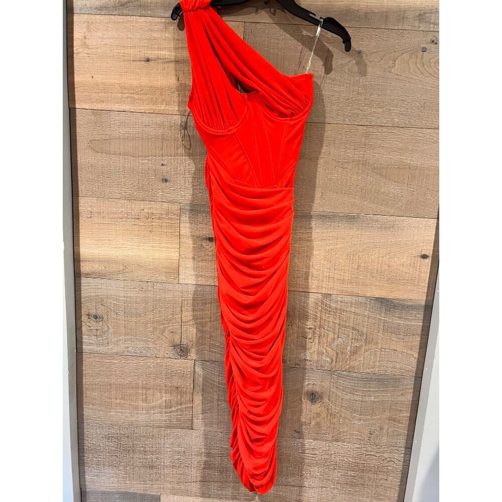NEW House of CB VALENTINA Red Dress Size XS - Picture 3 of 10